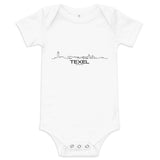 Baby Rompertje Texel houten cadeau decoratie relatiegeschenk van WoodWideCities