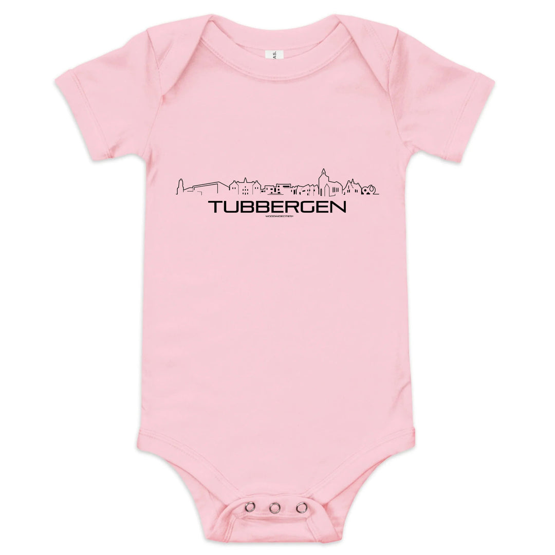Baby Rompertje Tubbergen uniek cadeau voor baby geboren in Tubbergen geschenk van WoodWideCities