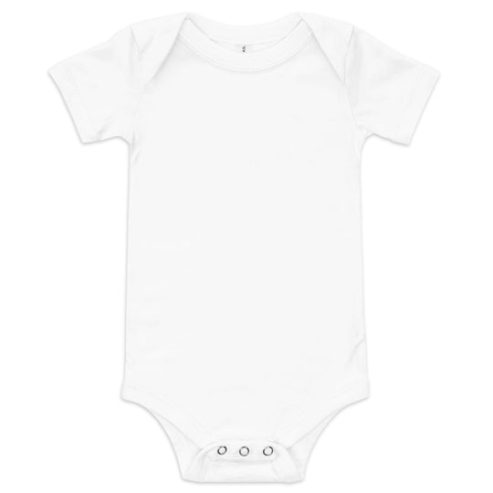 Baby Rompertje WoodWideCities Wit 3-6 m houten cadeau decoratie relatiegeschenk van WoodWideCities