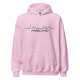 Hoodie Ameland Light Pink S houten cadeau decoratie relatiegeschenk van WoodWideCities