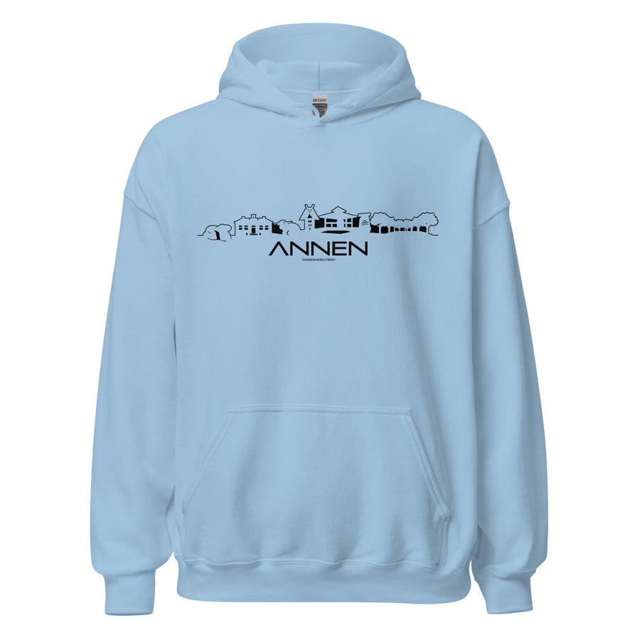 Hoodie Annen Light Blue S houten cadeau decoratie relatiegeschenk van WoodWideCities