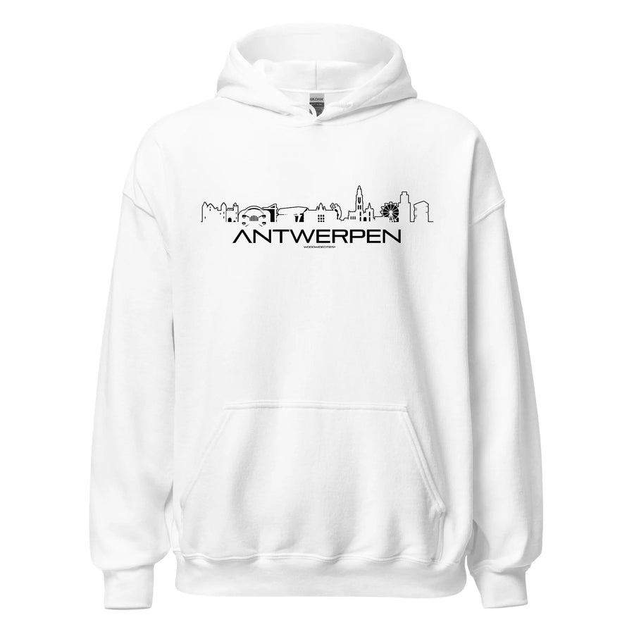 Hoodie Antwerpen cadeau voor elke citylover decoratie kleding relatiegeschenk van WoodWideCities