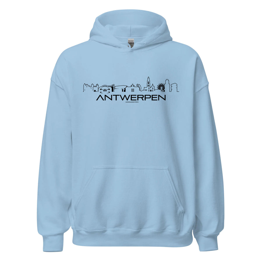 Hoodie Antwerpen cadeau voor elke citylover decoratie kleding relatiegeschenk van WoodWideCities
