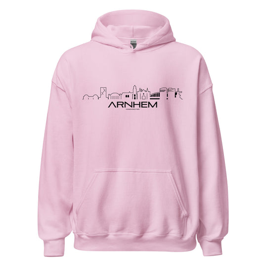 Hoodie Arnhem Light Pink S houten cadeau decoratie relatiegeschenk van WoodWideCities