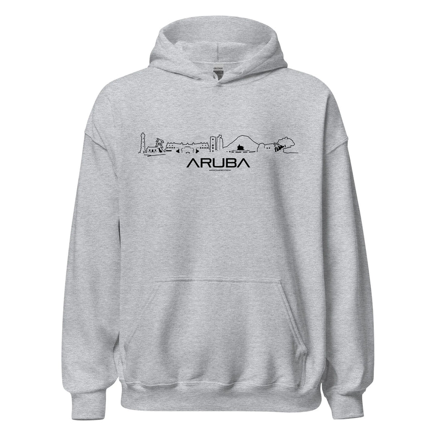 Hoodie Aruba cadeau voor elke citylover decoratie kleding relatiegeschenk van WoodWideCities