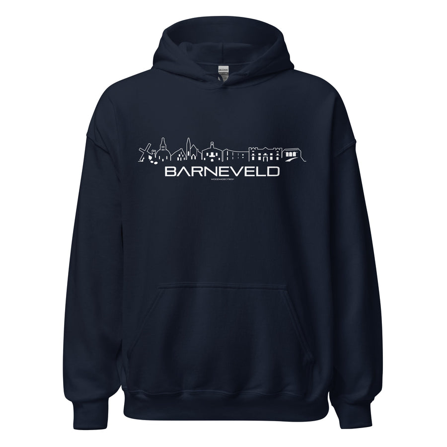 Hoodie Barneveld Navy S houten cadeau decoratie relatiegeschenk van WoodWideCities
