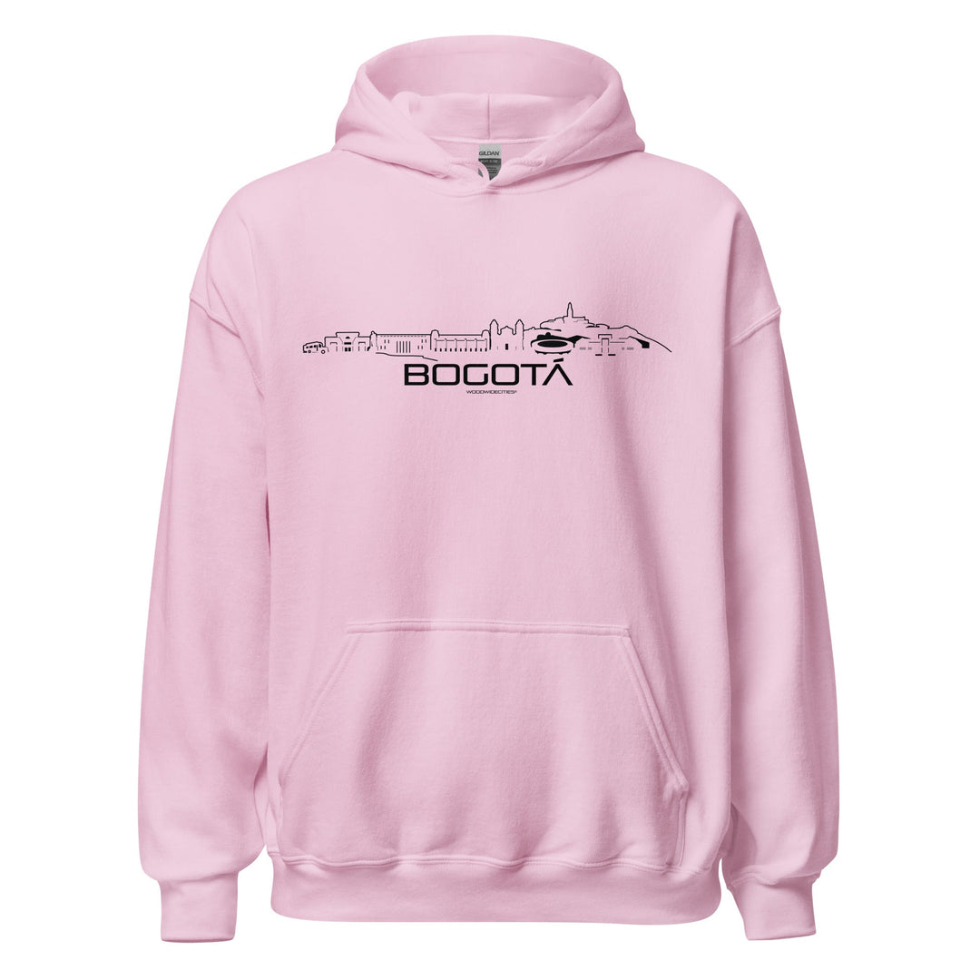 Hoodie Bogotá Light Pink S houten cadeau decoratie relatiegeschenk van WoodWideCities