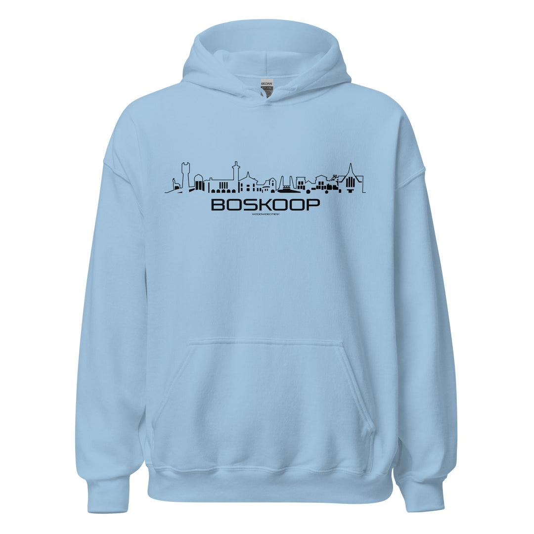 Hoodie Boskoop Light Blue S houten cadeau decoratie relatiegeschenk van WoodWideCities