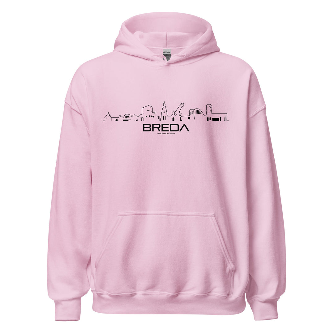 Hoodie Breda Light Pink S houten cadeau decoratie relatiegeschenk van WoodWideCities