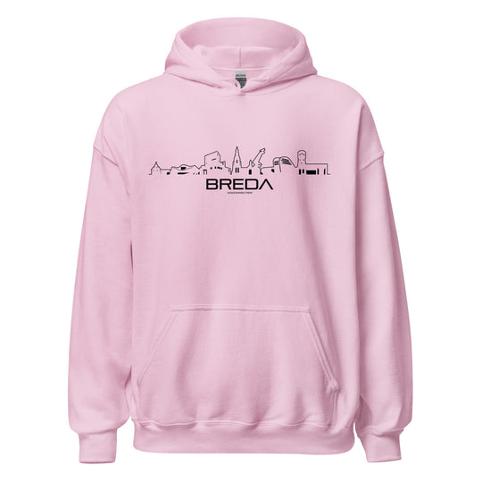 Hoodie Breda Light Pink S houten cadeau decoratie relatiegeschenk van WoodWideCities