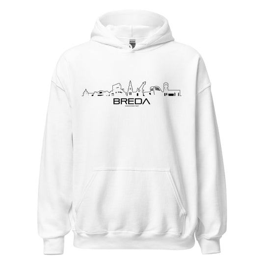 Hoodie Breda White S houten cadeau decoratie relatiegeschenk van WoodWideCities