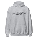 Hoodie Breda Sport Grey S houten cadeau decoratie relatiegeschenk van WoodWideCities