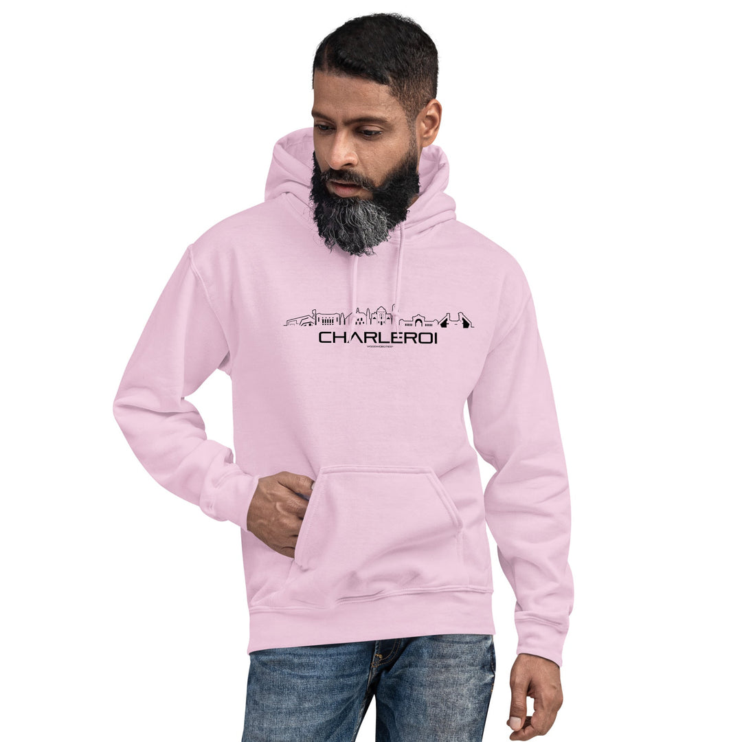 Hoodie Charleroi houten cadeau decoratie relatiegeschenk van WoodWideCities