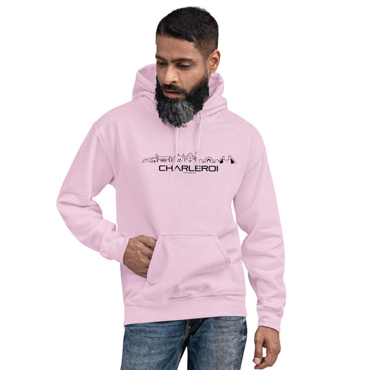 Hoodie Charleroi houten cadeau decoratie relatiegeschenk van WoodWideCities