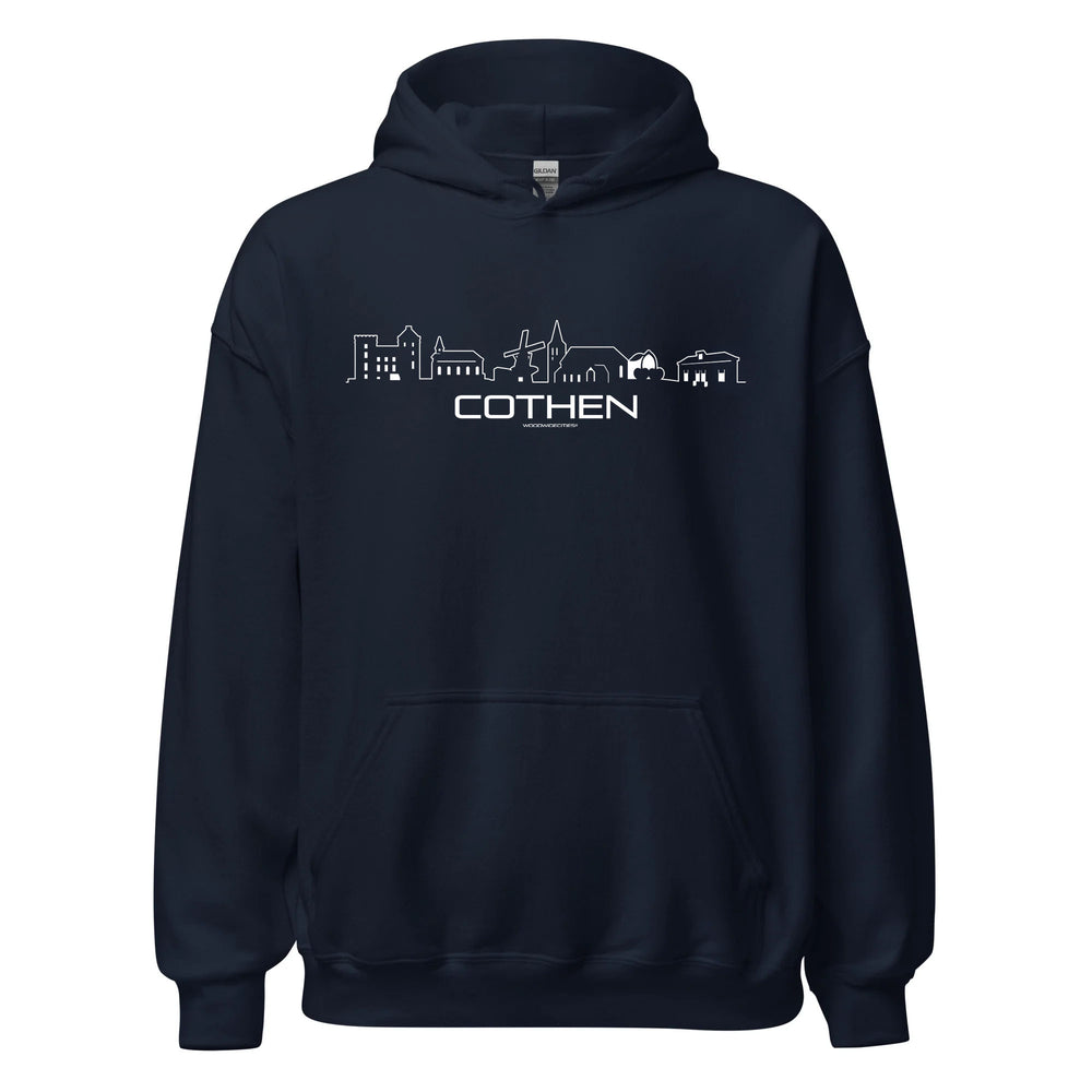 Hoodie Cothen cadeau voor elke citylover decoratie kleding relatiegeschenk van WoodWideCities