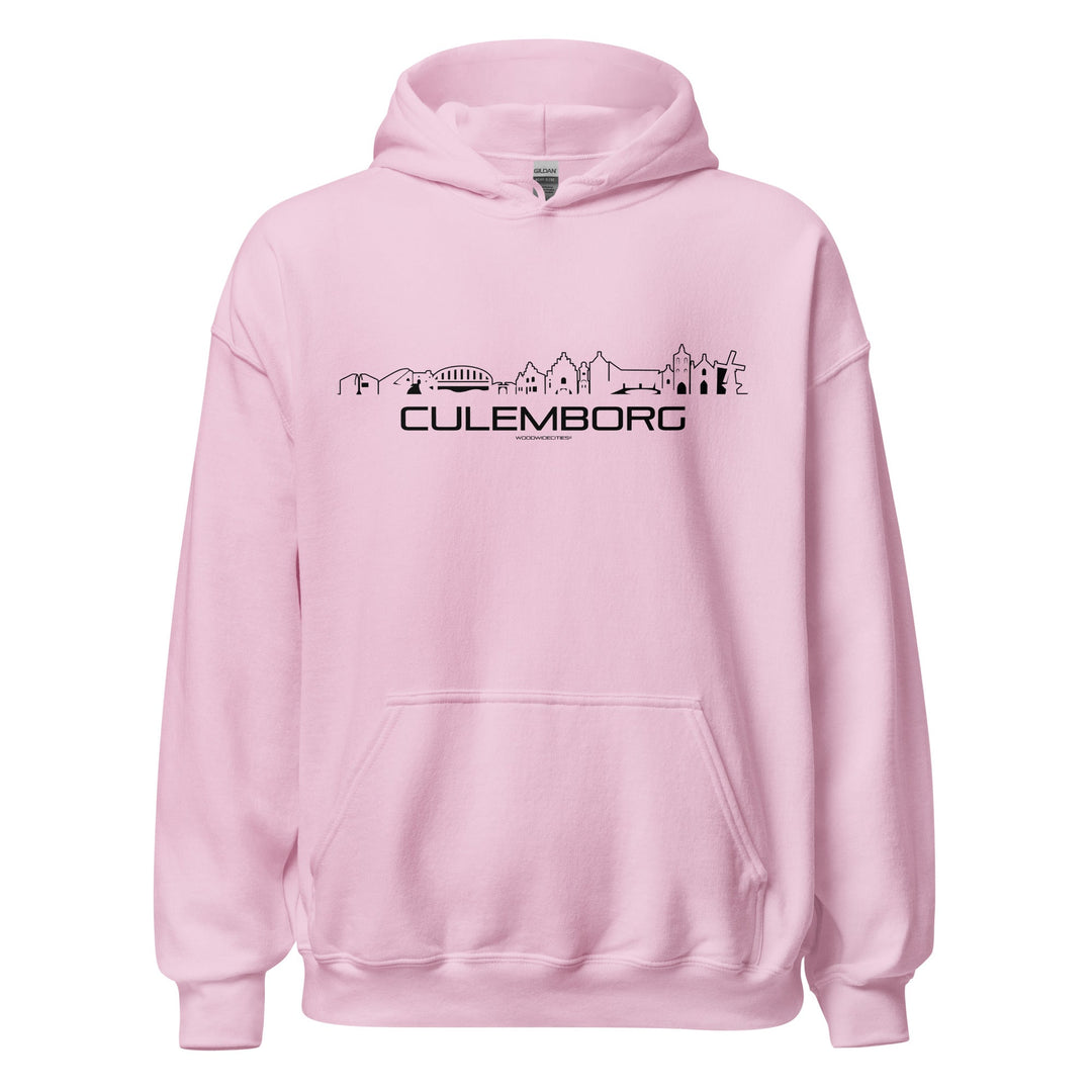 Hoodie Culemborg Light Pink S houten cadeau decoratie relatiegeschenk van WoodWideCities