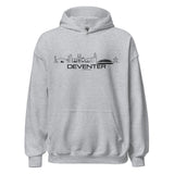 Hoodie Deventer Sport Grey S houten cadeau decoratie relatiegeschenk van WoodWideCities