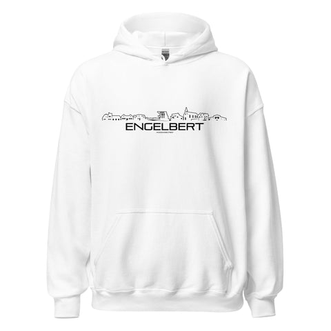 Hoodie Engelbert White S houten cadeau decoratie relatiegeschenk van WoodWideCities