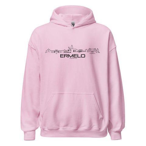 Hoodie Ermelo Light Pink S houten cadeau decoratie relatiegeschenk van WoodWideCities