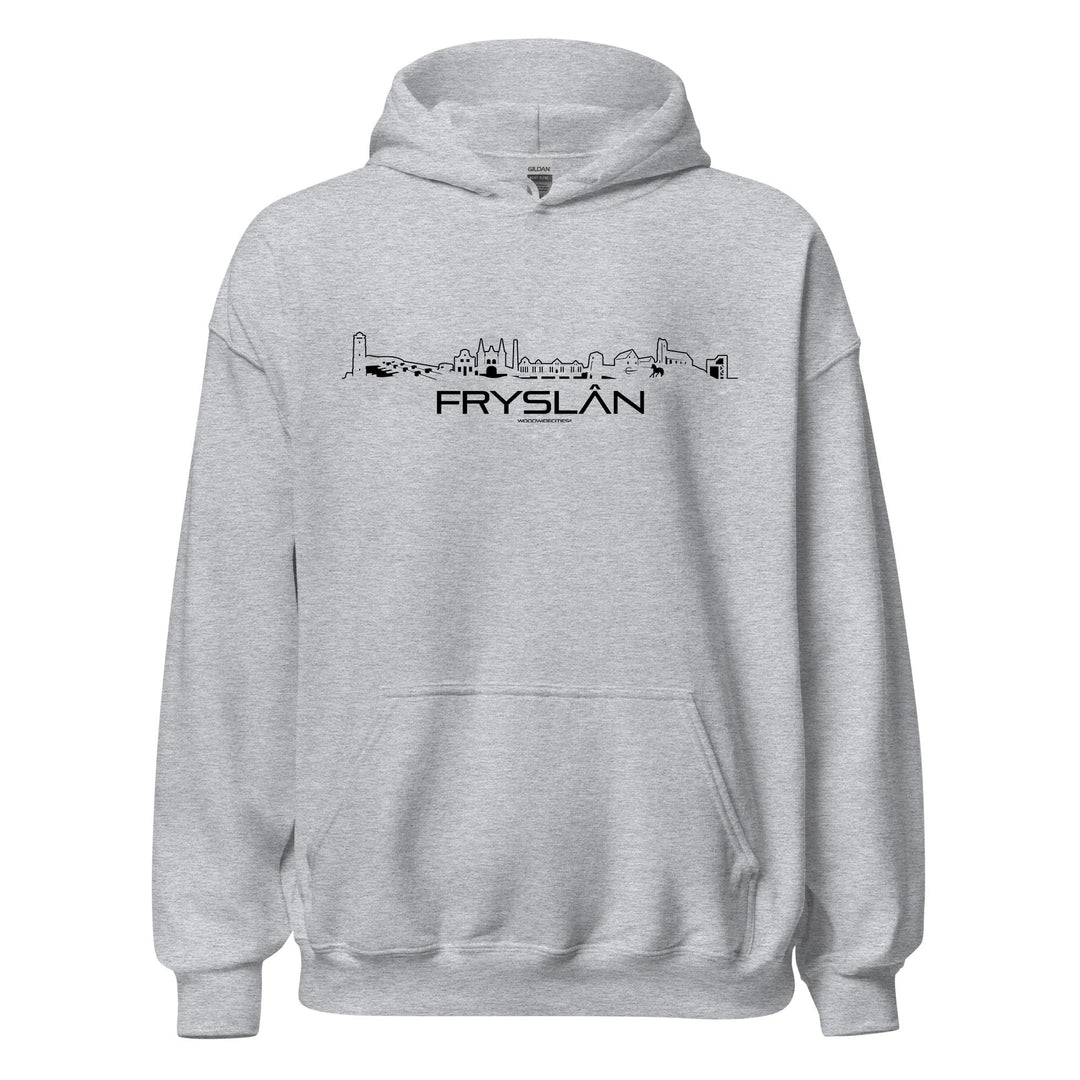 Hoodie Fryslan cadeau voor elke citylover decoratie kleding relatiegeschenk van WoodWideCities