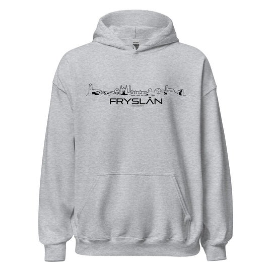Hoodie Fryslan cadeau voor elke citylover decoratie kleding relatiegeschenk van WoodWideCities