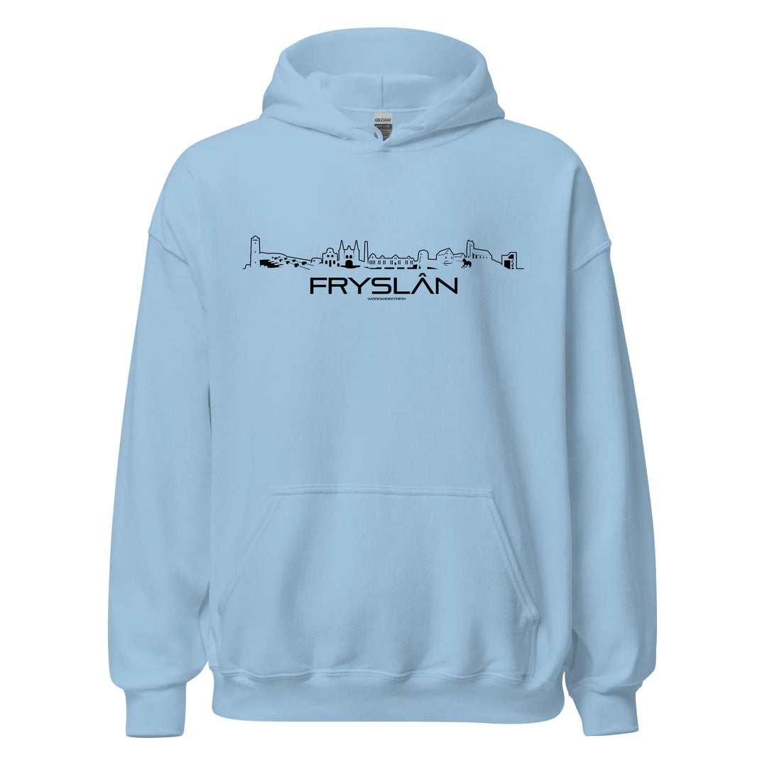 Hoodie Fryslan cadeau voor elke citylover decoratie kleding relatiegeschenk van WoodWideCities