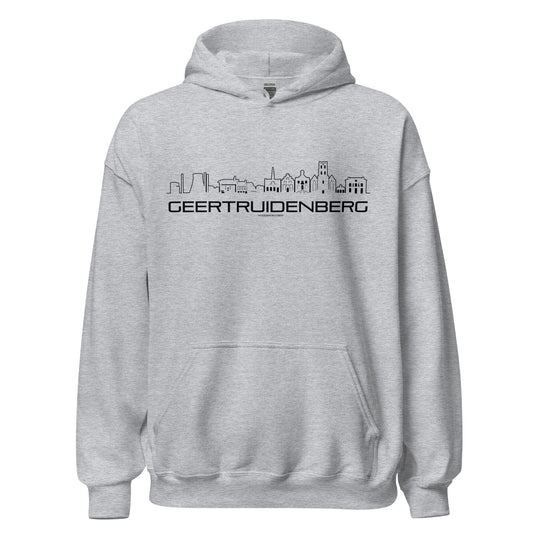 Hoodie Geertruidenberg Sport Grey S houten cadeau decoratie relatiegeschenk van WoodWideCities