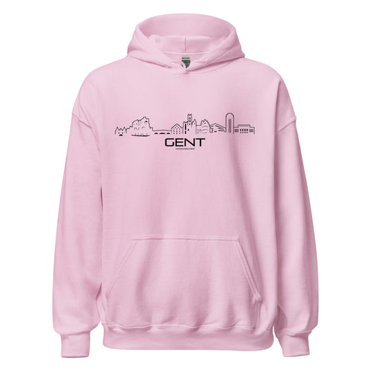 Hoodie Gent Light Pink S houten cadeau decoratie relatiegeschenk van WoodWideCities