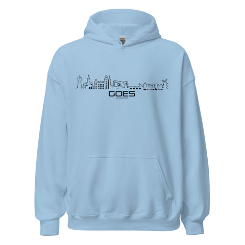 Hoodie Goes Light Blue S houten cadeau decoratie relatiegeschenk van WoodWideCities