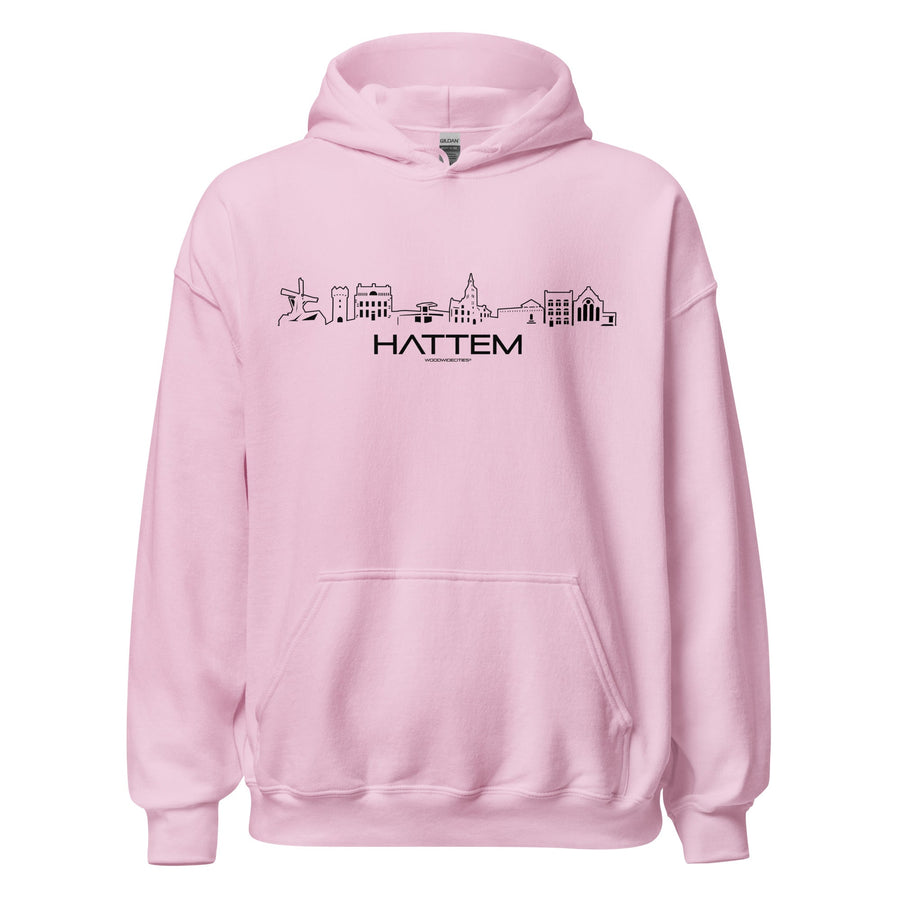 Hoodie Hattem Light Pink S houten cadeau decoratie relatiegeschenk van WoodWideCities