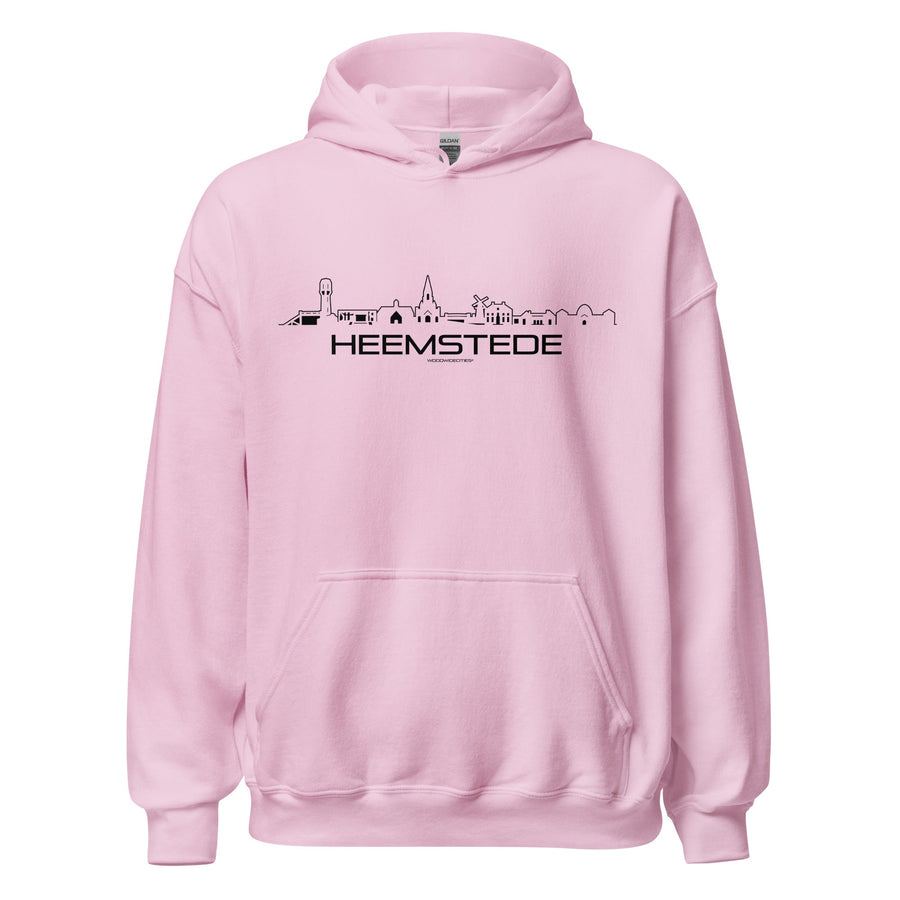 Hoodie Heemstede Light Pink S houten cadeau decoratie relatiegeschenk van WoodWideCities