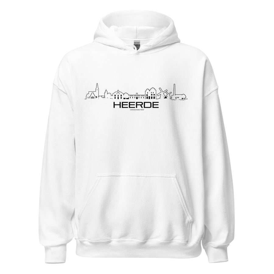 Hoodie Heerde White S houten cadeau decoratie relatiegeschenk van WoodWideCities
