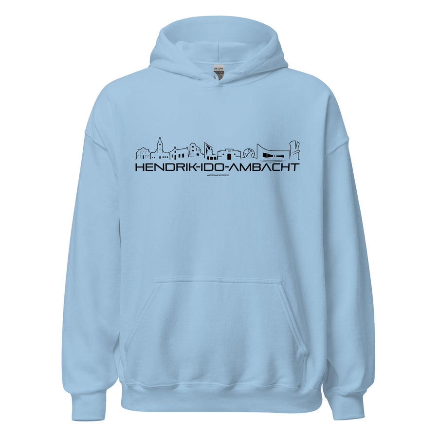 Hoodie Hendrik-Ido-Ambacht Light Blue S houten cadeau decoratie relatiegeschenk van WoodWideCities