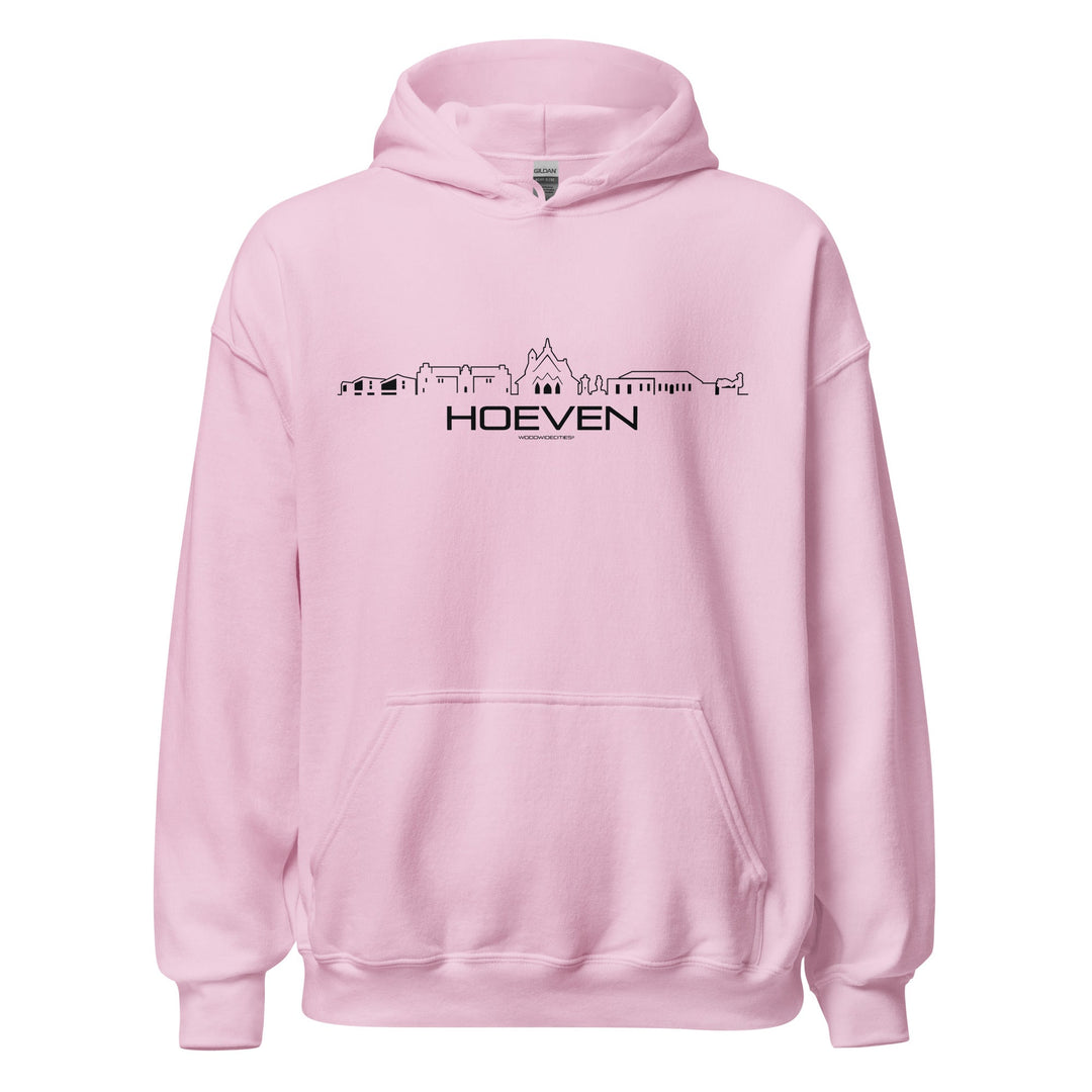 Hoodie Hoeven Light Pink S houten cadeau decoratie relatiegeschenk van WoodWideCities