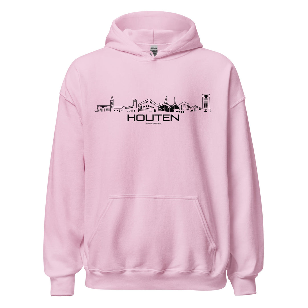 Hoodie Houten Light Pink S houten cadeau decoratie relatiegeschenk van WoodWideCities