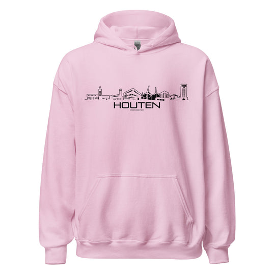 Hoodie Houten Light Pink S houten cadeau decoratie relatiegeschenk van WoodWideCities