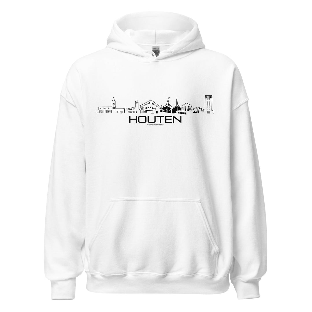 Hoodie Houten White S houten cadeau decoratie relatiegeschenk van WoodWideCities