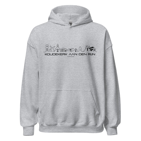 Hoodie Koudekerk Aan Den Rijn Sport Grey S houten cadeau decoratie relatiegeschenk van WoodWideCities