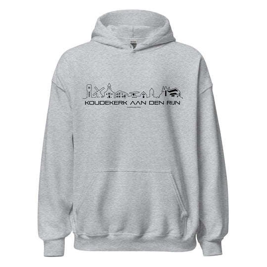 Hoodie Koudekerk Aan Den Rijn Sport Grey S houten cadeau decoratie relatiegeschenk van WoodWideCities