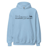Hoodie Koudekerk Aan Den Rijn Light Blue S houten cadeau decoratie relatiegeschenk van WoodWideCities