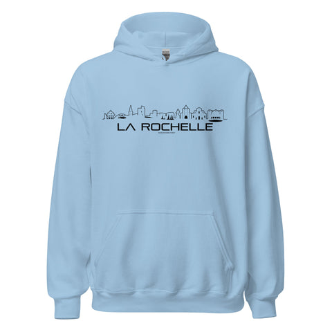 Hoodie La Rochelle Light Blue S houten cadeau decoratie relatiegeschenk van WoodWideCities