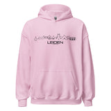 Hoodie Leiden Light Pink S houten cadeau decoratie relatiegeschenk van WoodWideCities