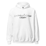 Hoodie Leiden White S houten cadeau decoratie relatiegeschenk van WoodWideCities