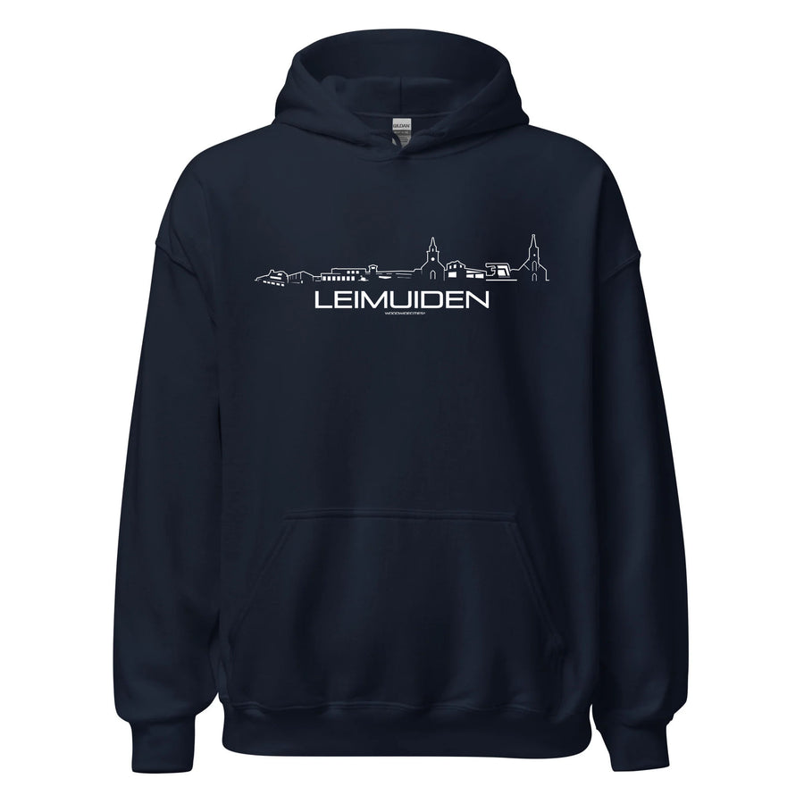 Hoodie Leimuiden cadeau voor elke citylover decoratie kleding relatiegeschenk van WoodWideCities