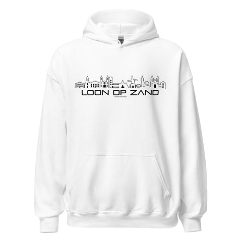 Hoodie Loon Op Zand White S houten cadeau decoratie relatiegeschenk van WoodWideCities