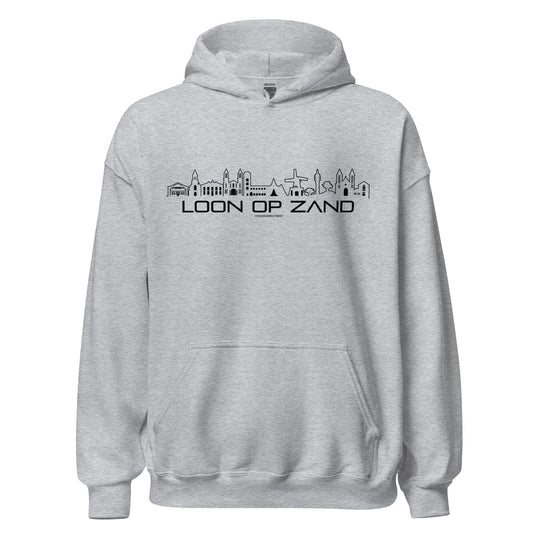 Hoodie Loon Op Zand Sport Grey S houten cadeau decoratie relatiegeschenk van WoodWideCities