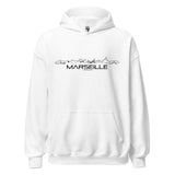 Hoodie Marseille White S houten cadeau decoratie relatiegeschenk van WoodWideCities