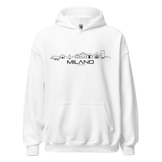 Hoodie Milano White S houten cadeau decoratie relatiegeschenk van WoodWideCities