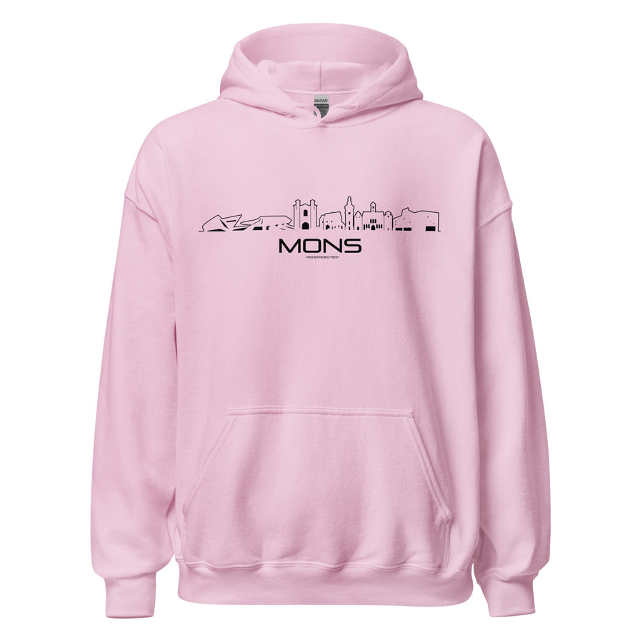 Hoodie Mons Light Pink S houten cadeau decoratie relatiegeschenk van WoodWideCities