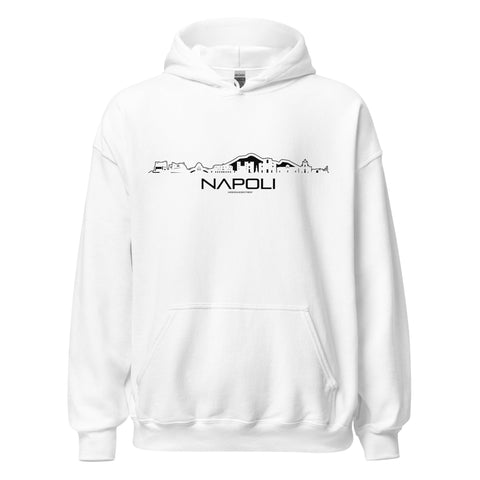 Hoodie Napoli White S houten cadeau decoratie relatiegeschenk van WoodWideCities